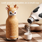 AnimalSip – Niedlich & praktisch – Kinder-Thermosflasche aus Edelstahl mit Tiermotiv