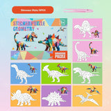 3D Sticker Puzzle – Kreativt og lærerigt – Geometrisk 3D-puslespil