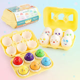 Montessori 3D Eggs Puzzle – Eine schöne Idee für Ostern – Eier-Sortierspiel