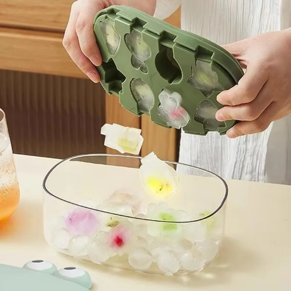 LollyFun – Kreativ & praktisch – Silikon-Eisform mit Aufbewahrungsbox