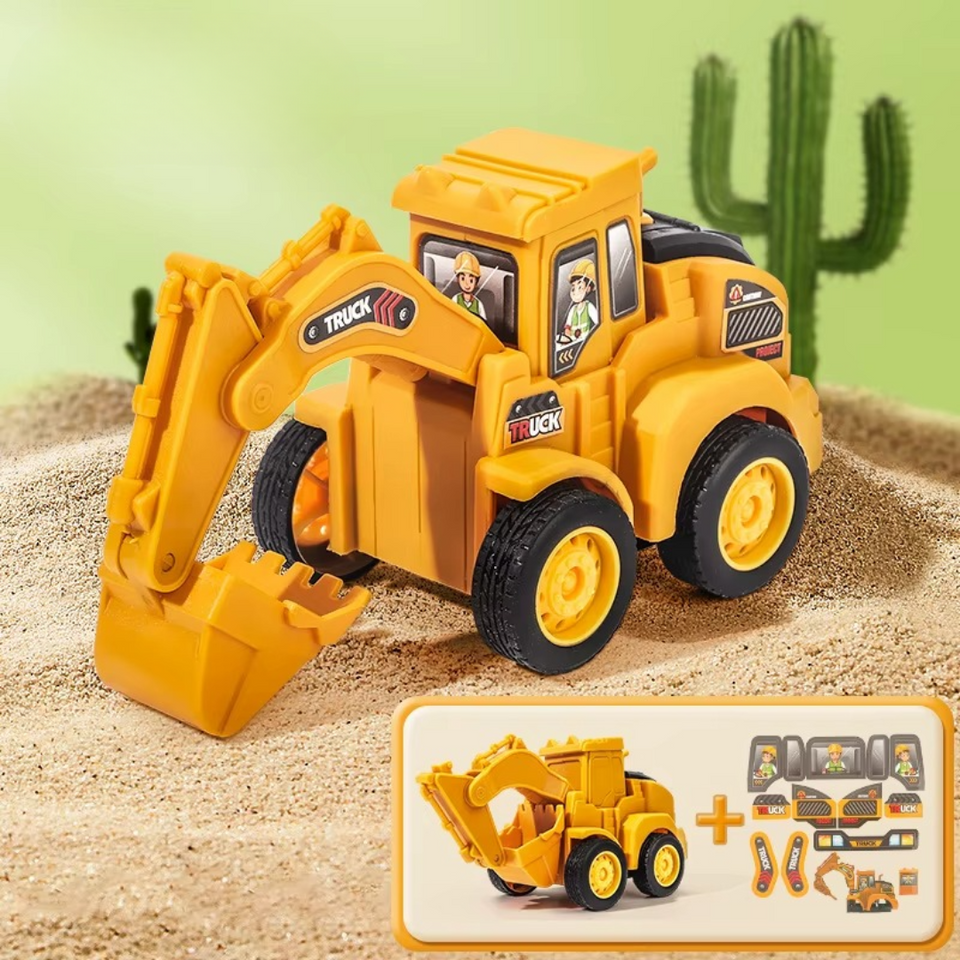 Construction Toy™ - Små ingeniører i aktion - Legetøjsgravemaskine