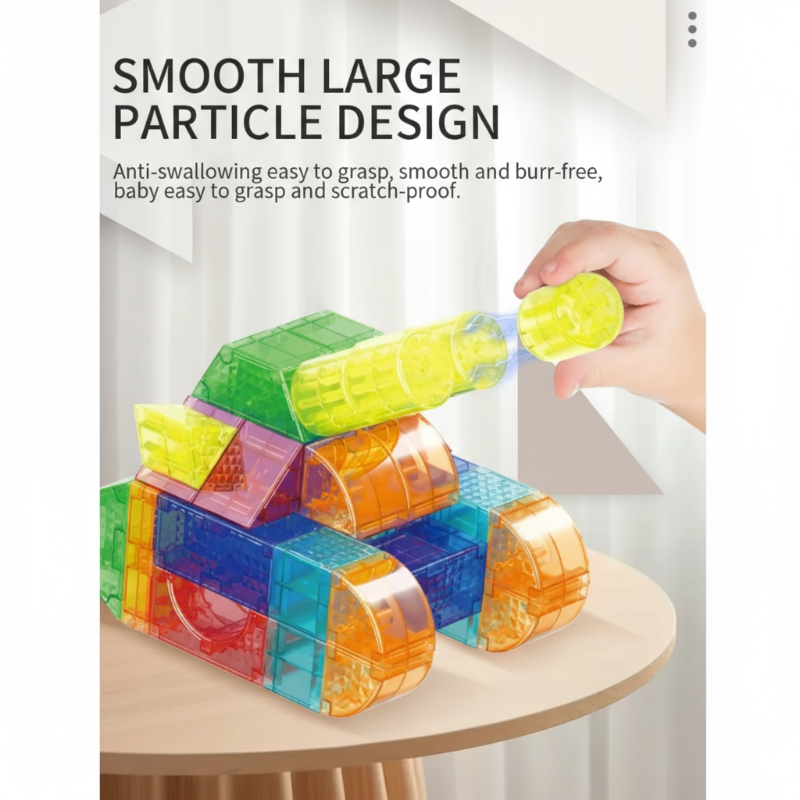 MagniCube – Kreativ & lehrreich – Magnetisches Bauklötze-Set