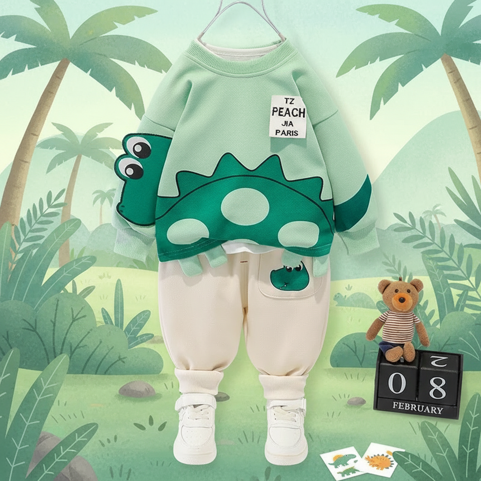 Mini Fashion™ - Varmt og blødt – todelt børnetøjssæt