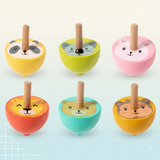 ColorSpin – Holz & Spielzeug – Holz-Fidget-Kreisel