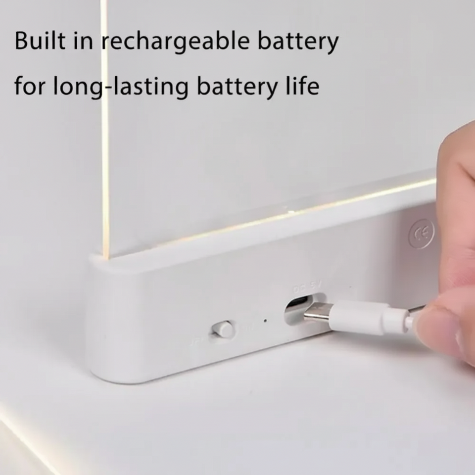 LumiPanel – LED & gesunde Augen – Dimmbare USB-Leselampe