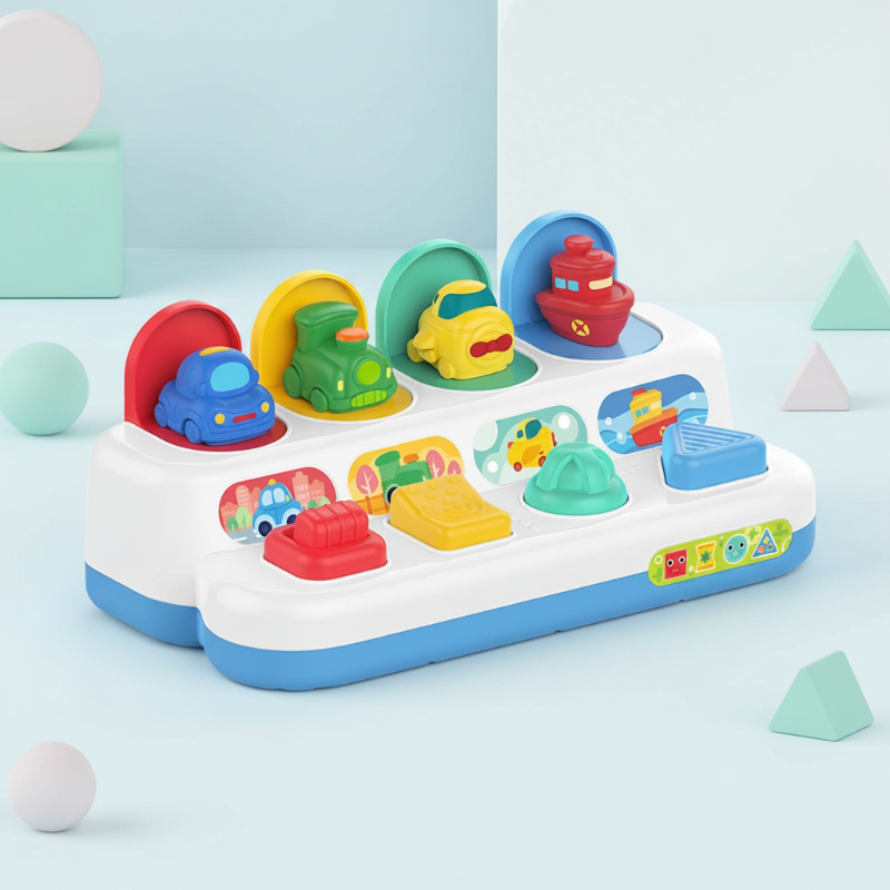 Pop Up Activity Toy – Entdecken & Lernen – Sensorisches Babyspielzeug