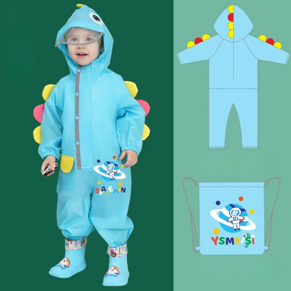 Mini Fashion™ - Regntøj - Regndragt til børn