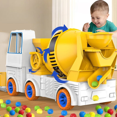 Power Mixer Truck™ – Dreh- und Bauspaß - Spielzeug-Baufahrzeug