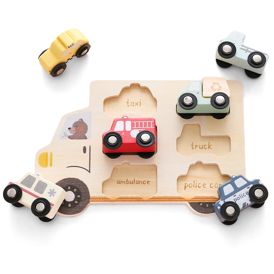 Woods™ – Rätsel-Abenteuer - Auto-Puzzle aus Holz