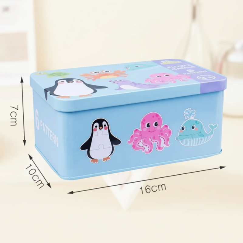 BrainBox – Lernen & Spielen – 3D-Holzpuzzle