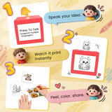StickerMagic – Lernreich & Kreativ – KI-Aufkleberdrucker für Kinder
