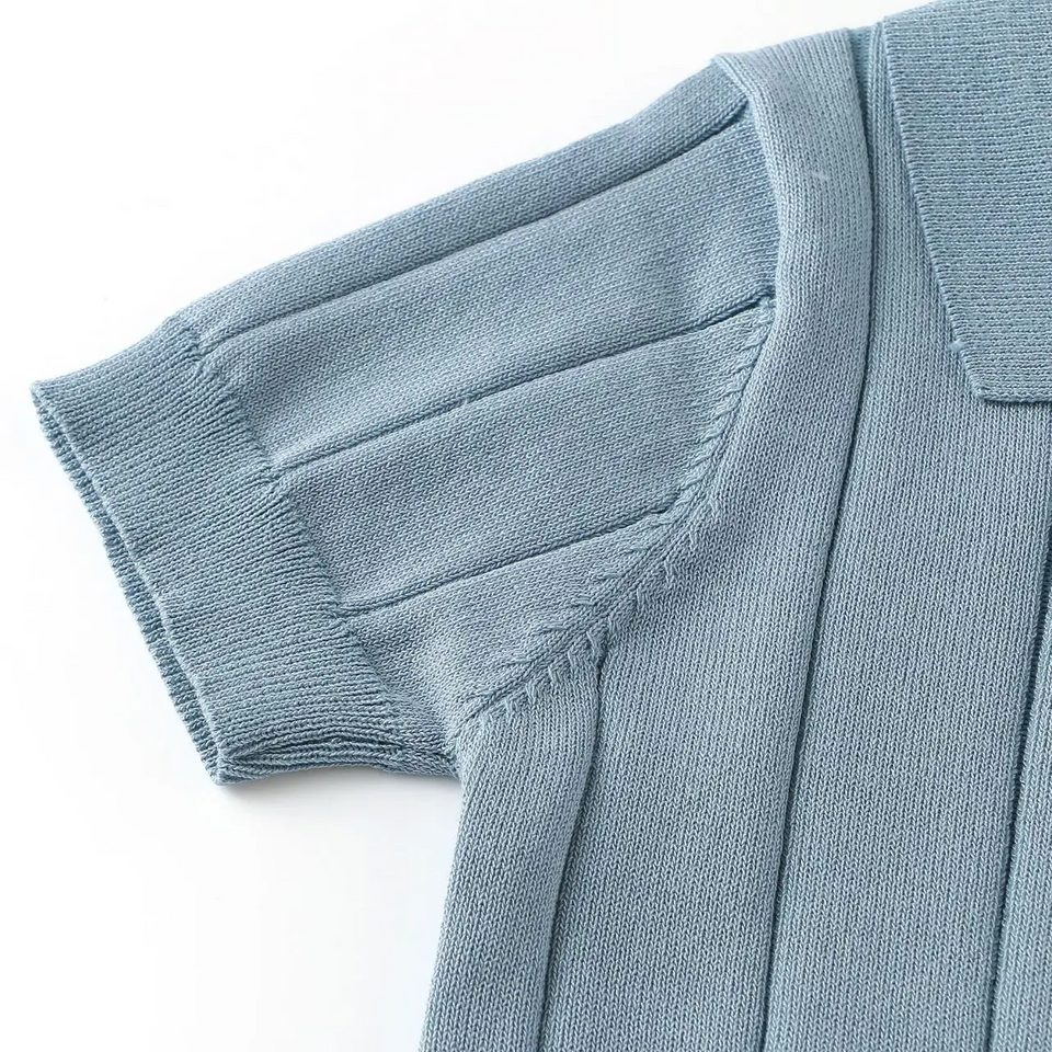 MiniLuxe – Elegant & bequem – Polohemd aus Strickstoff