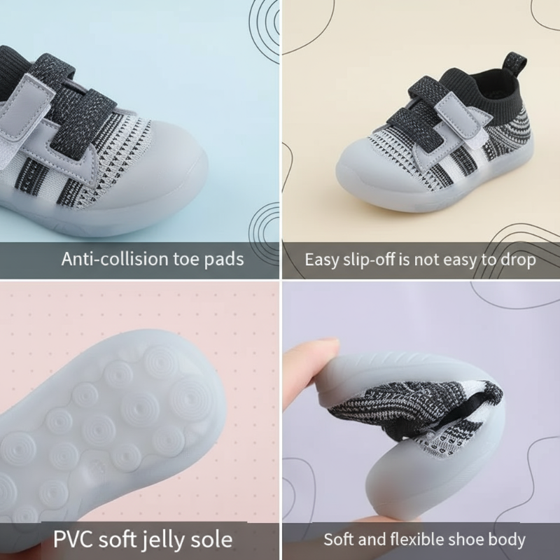 TinyRunner – Sporty og åndbar - babysko i mesh med blød sål
