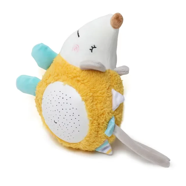 StarPlush – Weich & beruhigend – Kuscheltier mit Nachtlichtprojektor