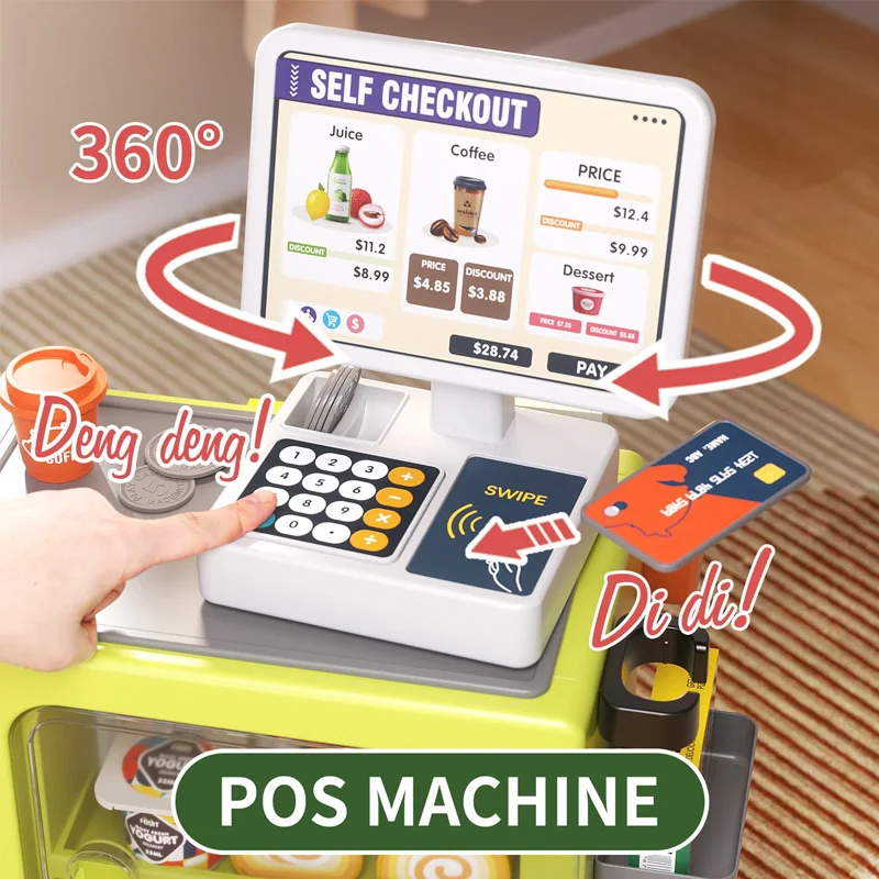 PlaySmart – Kreativ & Lernreich – Supermarkt-Spielset