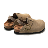LittleWalk – Bequem & trendy – Sandalen im Clog-Stil aus Wildleder