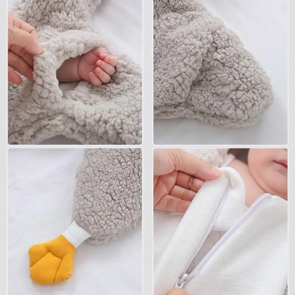LittlePenguin – Weich & warm – Baby-Pinguin-Strampler-Schlafsack