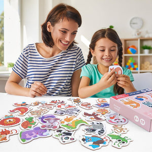 Puzzle Cards™ - Pädagogischer Puzzlespaß - Kinder Puzzle