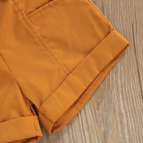 MiniFashionista – Elegant & Trends – Mädchen-Set mit Top, Shorts und Gürteltasche