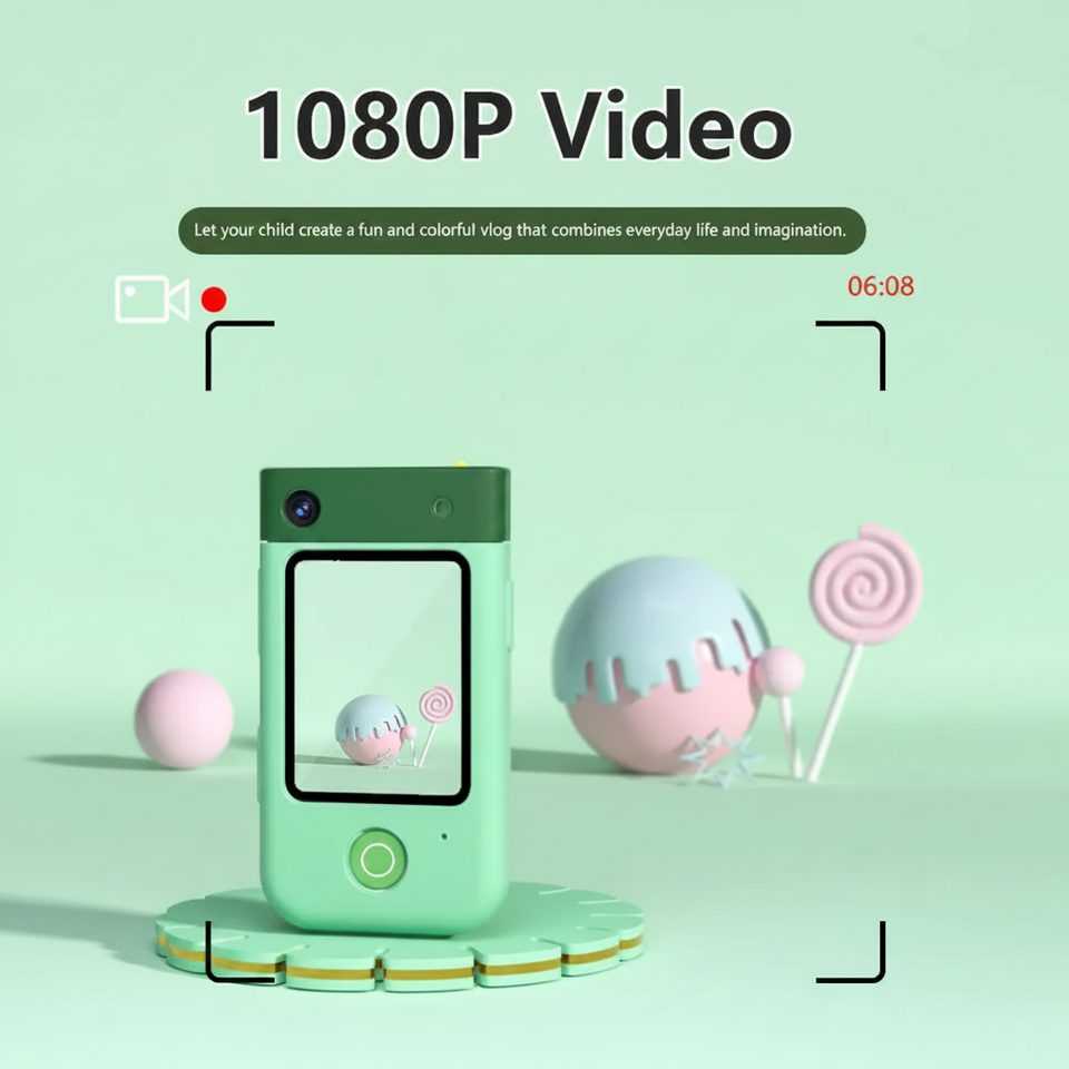 KiddoPhone – Lernreich & interaktiv – Kinder-Smartphone mit Kamera und Spielen