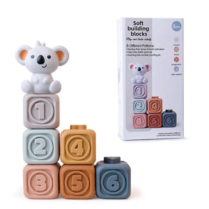 Koala Cubes™ - Zahnfreundlicher Turm - Zahnungsspielzeug