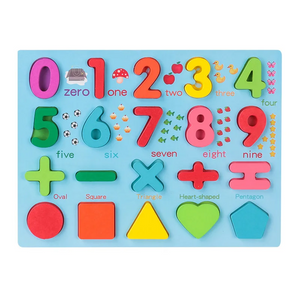 SmartBoard – Farbenfroh & lehrreich – Montessori Zahlen- und Buchstaben-Lernpuzzle