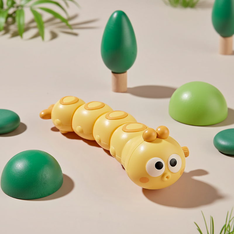 Wind-Up Caterpillar – Legende & bevægelige – Kryb-legetøj