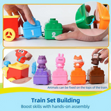 SmartTrain – Lernreich & unterhaltsam – Spielzeug-Eisenbahnset für Kinder