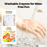 TinyArt – Lernfördernd & sicher – Set mit wasserlöslichen, abwaschbaren Stiften
