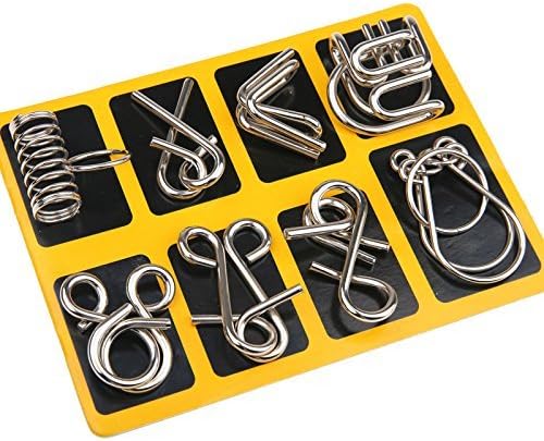 Metal Puzzle Ring Set™ - Metal Puzzle Fun - Puslering