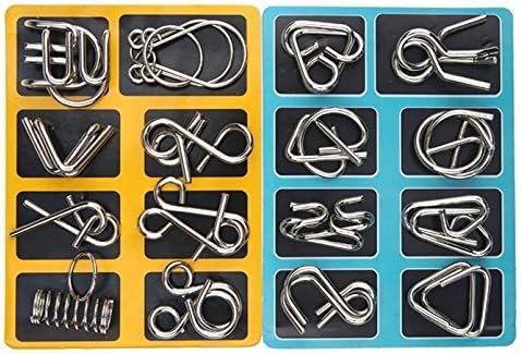 Metal Puzzle Ring Set™ - Metal Puzzle Fun - Puslering