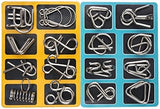 Metal Puzzle Ring Set™ - Metal Puzzle Fun - Puslering