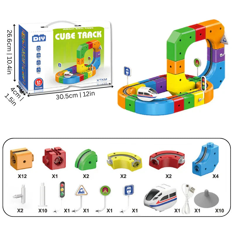 DIY Cube Track – Kreativ & Aktiv – Kreativ DIY-togbane
