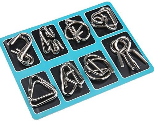 Metal Puzzle Ring Set™ - Metal Puzzle Fun - Puslering