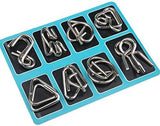 Metal Puzzle Ring Set™ - Metal Puzzle Fun - Puslering