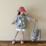 CatFun – Lässig & Verspielt – Oversized-T-Shirt mit Katzenprint