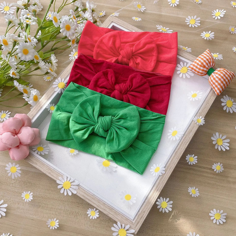 Mini Fashion – Modisch & weich – Kinder-Schleifen-Stirnbänder