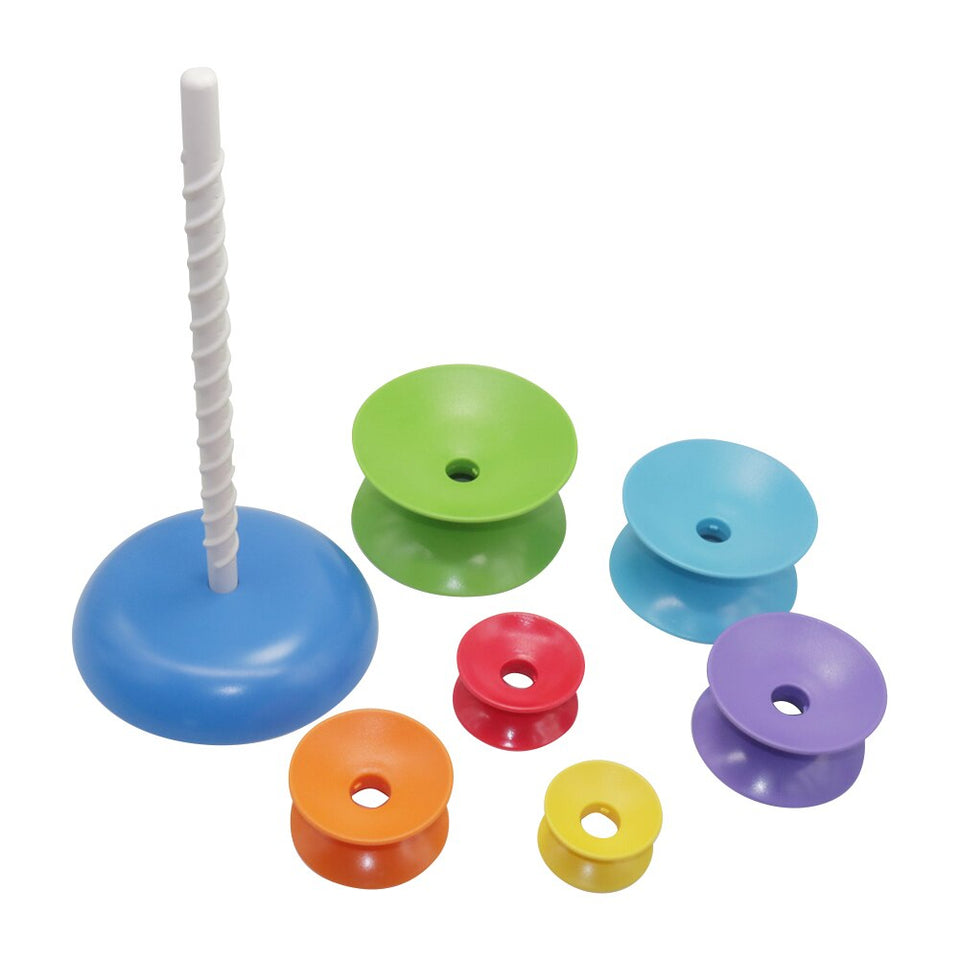 Rainbow Stacking Toy™ - Stapelspaß in der Höhe - Diabolo-Stapelturm