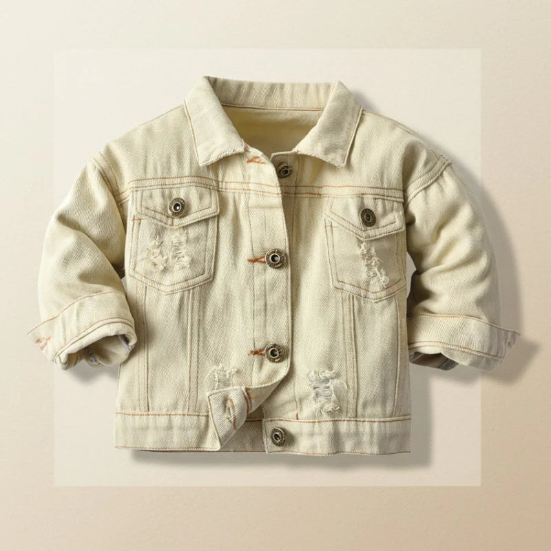 Candy Color Jeansjacke – Leichte Jeansjacke für Kinder