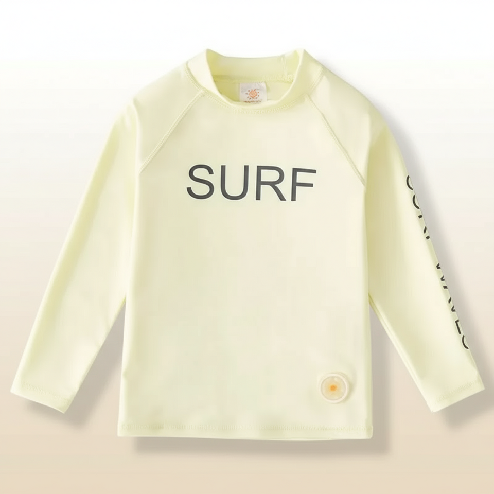 SunShield – Beskyttende og fleksibel – Surf-shirt til børn med lange ærmer og UPF 50+