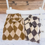 RetroBloom – Bequem & verspielt – Kinderhose mit Argyle-Muster