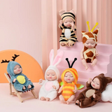 LittleDolly – Süß & Gemütlich – Babypuppe in einem fröhlichen Tierkostüm