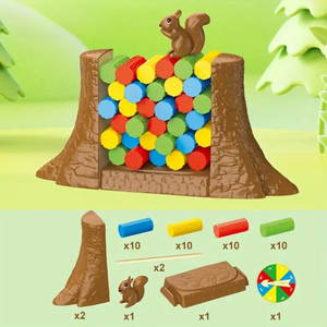 Squirrel Stacker™ - Lassen Sie das Eichhörnchen nicht umkippen - Balance-Brettspiel