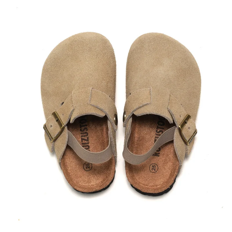 LittleWalk – Bequem & trendy – Sandalen im Clog-Stil aus Wildleder
