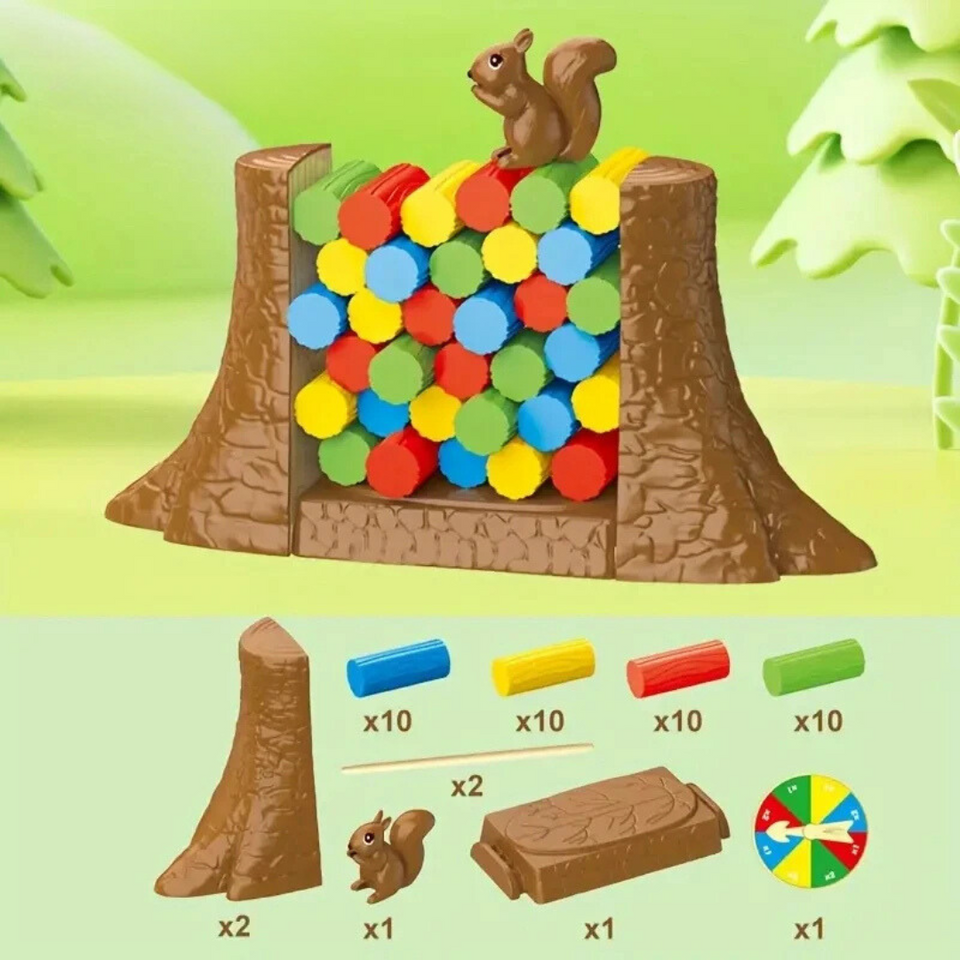 Squirrel Stacker™ - Lad ikke egernet falde - Balancebrætspil