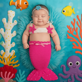 OceanPrincess – Bezaubernd & bequem – Baby-Meerjungfrauen-Set