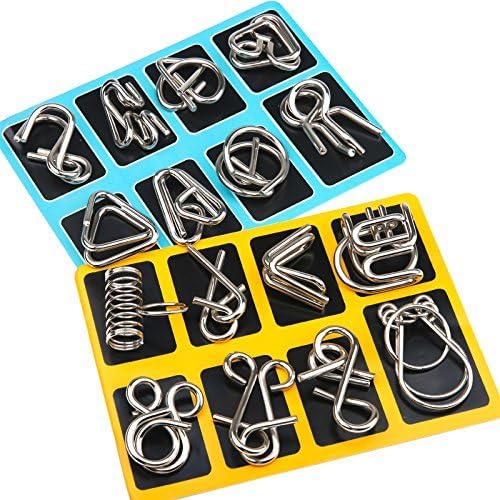 Metal Puzzle Ring Set™ - Metal Puzzle Fun - Puslering