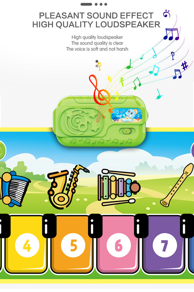 Piano Mat™ - Dans på  Klavertangenter - Musikalsk legetøj