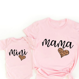 Mini Fashion™ - Mama & Tochter - Passendes Shirt & Strampler