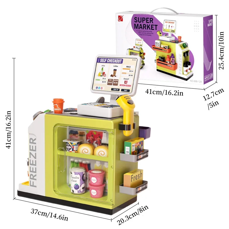 PlaySmart – Kreativ & Lernreich – Supermarkt-Spielset
